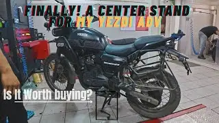 Yezdi ADV: Center Stand Installation for Stress-Free Maintenance
