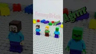 Распечатка минифигурки Minecraft! Стив, Алекс и Зомби.