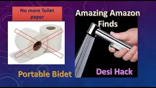 Портативный унитаз-биде с струей воды | Desi Hack | Подключите к обычному крану