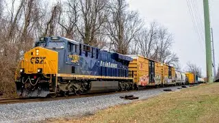 CSXT 1981 Pan Am Heritage Unit Leading M409 On the Philly Sub