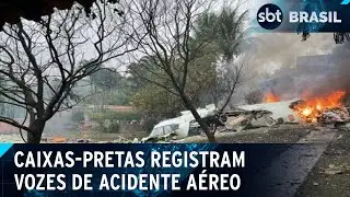 Voo 2283: Cenipa confirma que caixas-pretas gravaram registro de vozes | SBT Brasil (13/08/24)