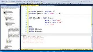 Advanced Databases - Simple Case Structure (SQL Server)