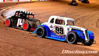 iRacing Dirt Legend Cars at Lanier