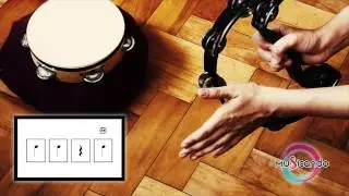 PANDERETA Tambourine TUTORIAL - Negras y silencios [Parte 1]