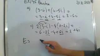Exercitii - forma algebrica a unui numar complex