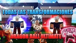TODAS LAS TRANSFORMACIONES DE LOS VILLANOS Y HEROES | DRAGON BALL ULTIMATE | TRANSFORMACIONES