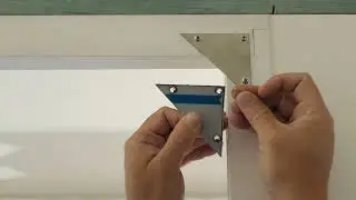 Installation of triangle door stop