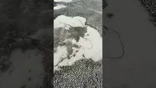 I throw THE ROCK at ice