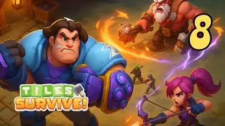Tiles Survive! Gameplay Part 8 | Cooking, Cleanup & Camp Fun 🌲🔥