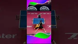 Strongest Backhand Push Mima Ito #탁구 #卓球 #乒乓球 #pingpong #tabletennis #sports #shorts