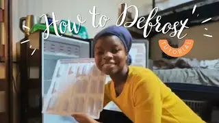 Defrosting My Mini-fridge (College Student edition) || How I Defrost