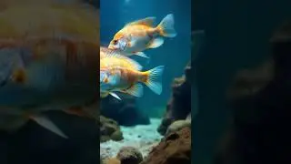 The fish is swimming beautifully in the water. #facts #shorts