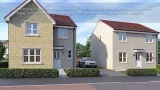 Miller Homes - Avonside Wisp, Whitecross, Scotland East, CGI Development Tour