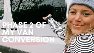 My Sprinter Van Conversion Episode 2: Installing windows & skylight, and sound deadening