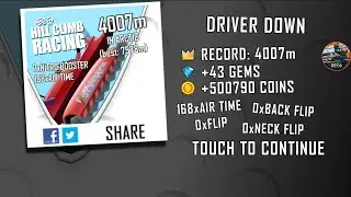 Hill Climb Racing : Finger Screw & Arctic 4007m ( Current World Record! )