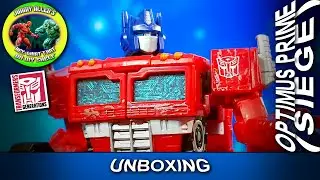 OPTIMUS PRIME (SIEGE) - Transformers - HASBRO - Unboxing - ACTION FIGURE - Toy