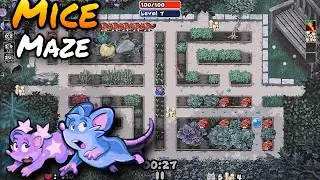 Maze Mice Gameplay (Android/iOS) | Roguelike Arcade Survival Game 