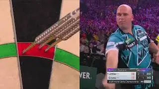 LUKE LITTLER 180 VS ROB CROSS 180 2026 WORLD DARTS CHAMPIONSHIP