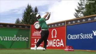 Patrick Reed - slow motion golf swing - iron tee shot