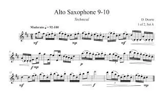 9/10 Midstate Alto Saxophone Technical Piece