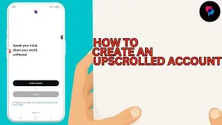 Как создать аккаунт с прокруткой вверх