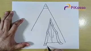How to Draw Camping Tent