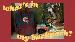 what’s in my backpack? (kanken classic)