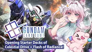 GUNDAM CARD GAME Opening Starter Decks Celestial Drive and Flash of Radiance!