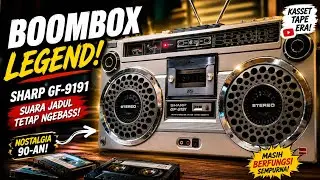 Sharp GF-9191 &ndash; Boombox Legendaris dengan Suara Retro yang Gak Ada Matinya!