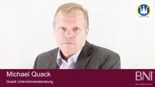 Unternehmervorstellung BNI-Melchior - Michael Quack - Unternehmens- und Online Marketing K&ouml;ln