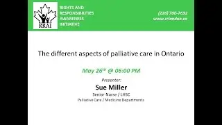 The different aspects of palliative care in Ontario