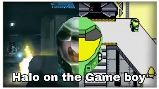 This Halo CE  gameboy DEMAKE is beautiful !!!