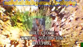 The sound of a wall clock ticking accompanied by the sound of rain for relaxation sleep and insomnia