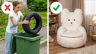 Abbiamo Trasformato Vecchi Pneumatici in Mobili Eleganti 😲