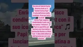 &ldquo;Sembri Enrico Papi&rdquo;: Gabriel Garko; e il web impazzisce