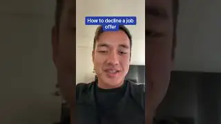 How to decline a job offer #job #offer #declining