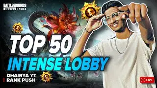 SOLO RANK PUSH |BGMI LIVE | DHAIRYA YT #bgmi   #kannada #livestreaming #live #shorts