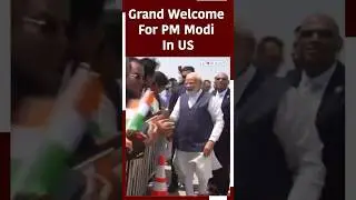 Watch: Massive Welcome By Indian Community For PM Modi In US