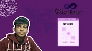I made a Tic Tac Toe single player game on windows form | VB.NET | Visual Studio | CodinGunda
