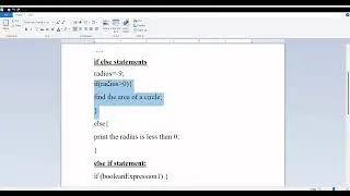Java Selection Statements