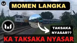 Kereta Api Taksaka Nyasar ke Bojonegoro || KA Argo Bromo Anggrek Membawa Rangkaian KA Taksaka