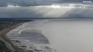 Heacham - sunspots and rays. DJI Mavic Air 2