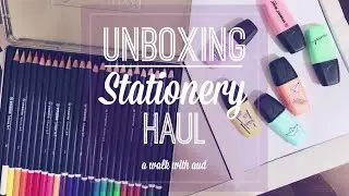 Unboxing | Stabilo Schwan Art Colored Pencil & Boss Mini Pastel Love | A Walk With Aud