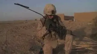U.S. Marines and Afghan Soldiers Search for Taliban Commander