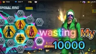 FREE FIRE NEW / CRIMINAL RING EVENT/OPEN GOST CRIMINAL/GREEN CRIMINAL BUNDLE OPEN #trending #viral