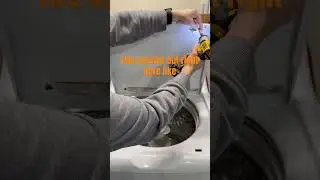Взлом замка крышки стиральной машины GE!