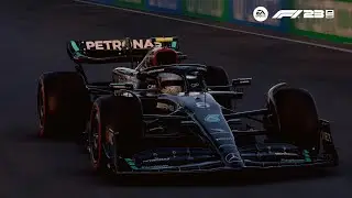 F1 23 Realism Mode Lewis Hamilton British Grand Prix 100% AI, Simulation Damage, 50% Distance