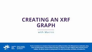 Education: Creating an XRF Graph With Macros