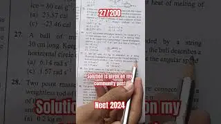 200 questions Target for neet 2024#study #neet #like #subscribe for more questions practice 👍