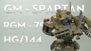 HG 1/144 GM - SPARTAN  CUSTOM!!